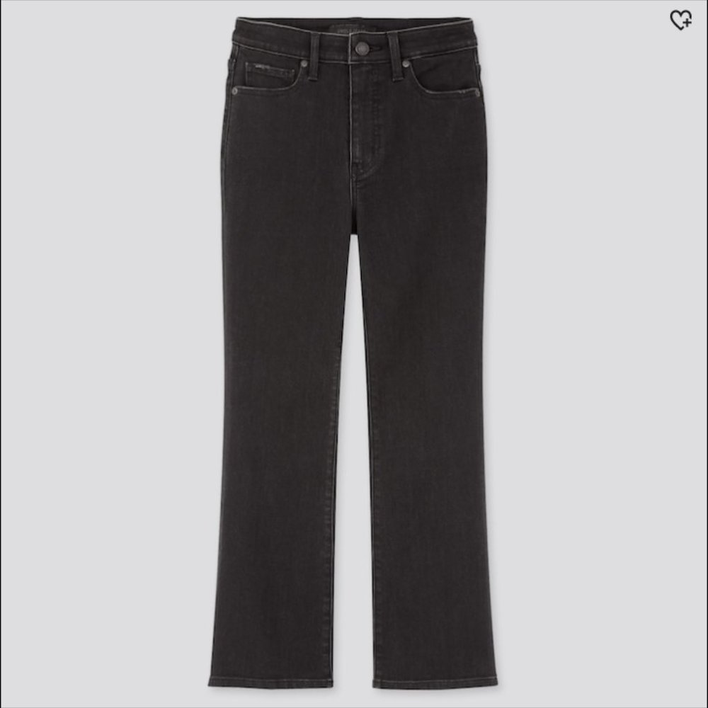 Women High Rise Skinny Ankle Flare Jeans